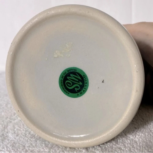 Vintage Old Germany Beige Stoneware Eagle Crest Beer Mug Stein - Picture 9 of 14